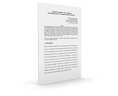 ROCD patients language concerning conceptual metaphor